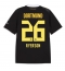 Strój piłkarski Borussia Dortmund Julian Ryerson #26 Koszulka Wyjazdowej 2026-27 Krótki Rękaw Strój piłkarski Borussia Dortmund Julian Ryerson #26 Koszulka Wyjazdowej 2026-27 Krótki Rękaw