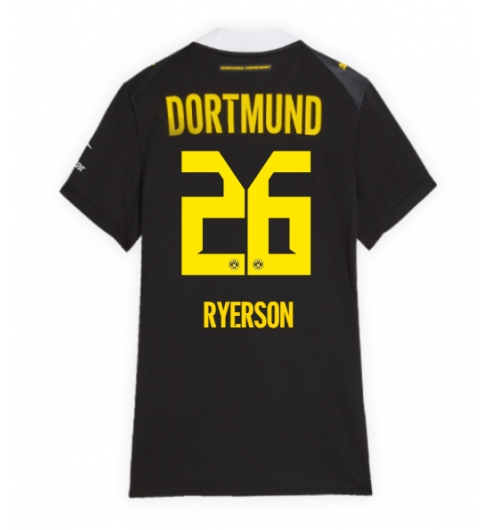 Strój piłkarski Borussia Dortmund Julian Ryerson #26 Koszulka Wyjazdowej damskie 2026-27 Krótki Rękaw Strój piłkarski Borussia Dortmund Julian Ryerson #26 Koszulka Wyjazdowej damskie 2026-27 Krótki Rękaw