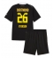 Strój piłkarski Borussia Dortmund Julian Ryerson #26 Koszulka Wyjazdowej dziecięce 2026-27 Krótki Rękaw (+ Krótkie spodenki)