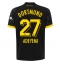 Strój piłkarski Borussia Dortmund Karim Adeyemi #27 Koszulka Wyjazdowej 2023-24 Krótki Rękaw