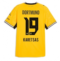 Strój piłkarski Borussia Dortmund Konstantinos Karetsas #19 Koszulka Podstawowej 2026-27 Krótki Rękaw