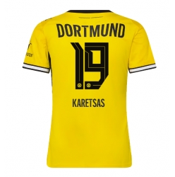 Strój piłkarski Borussia Dortmund Konstantinos Karetsas #19 Koszulka Podstawowej damskie 2026-27 Krótki Rękaw