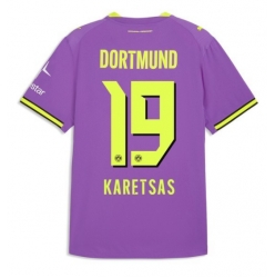 Strój piłkarski Borussia Dortmund Konstantinos Karetsas #19 Koszulka Trzeciej 2026-27 Krótki Rękaw
