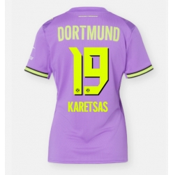 Strój piłkarski Borussia Dortmund Konstantinos Karetsas #19 Koszulka Trzeciej damskie 2026-27 Krótki Rękaw