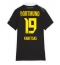 Strój piłkarski Borussia Dortmund Konstantinos Karetsas #19 Koszulka Wyjazdowej damskie 2026-27 Krótki Rękaw Strój piłkarski Borussia Dortmund Konstantinos Karetsas #19 Koszulka Wyjazdowej damskie 2026-27 Krótki Rękaw