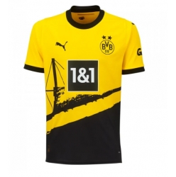 Strój piłkarski Borussia Dortmund Koszulka Podstawowej 2023-24 Krótki Rękaw