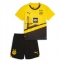 Strój piłkarski Borussia Dortmund Koszulka Podstawowej dziecięce 2023-24 Krótki Rękaw (+ Krótkie spodenki)
