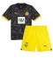 Strój piłkarski Borussia Dortmund Koszulka Wyjazdowej dziecięce 2023-24 Krótki Rękaw (+ Krótkie spodenki)