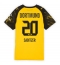 Strój piłkarski Borussia Dortmund Marcel Sabitzer #20 Koszulka Podstawowej damskie 2025-26 Krótki Rękaw Strój piłkarski Borussia Dortmund Marcel Sabitzer #20 Koszulka Podstawowej damskie 2025-26 Krótki Rękaw