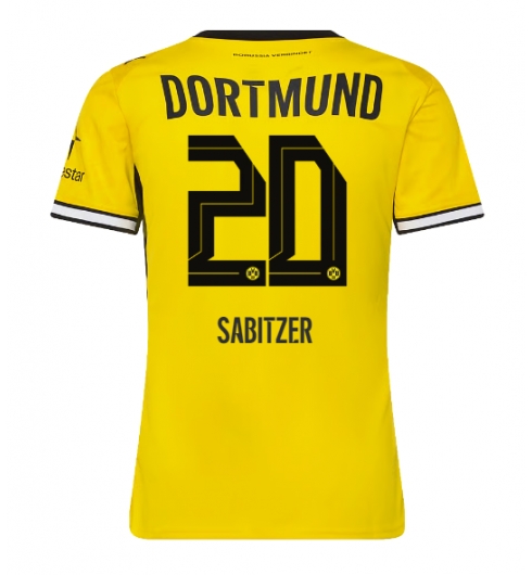 Strój piłkarski Borussia Dortmund Marcel Sabitzer #20 Koszulka Podstawowej damskie 2026-27 Krótki Rękaw Strój piłkarski Borussia Dortmund Marcel Sabitzer #20 Koszulka Podstawowej damskie 2026-27 Krótki Rękaw