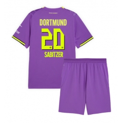 Strój piłkarski Borussia Dortmund Marcel Sabitzer #20 Koszulka Trzeciej dziecięce 2026-27 Krótki Rękaw (+ Krótkie spodenki)