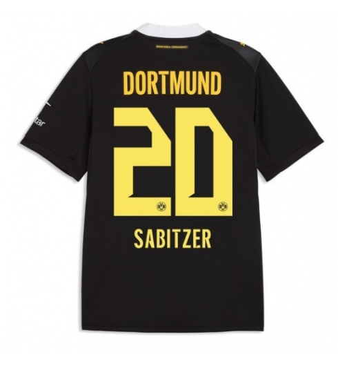 Strój piłkarski Borussia Dortmund Marcel Sabitzer #20 Koszulka Wyjazdowej 2026-27 Krótki Rękaw Strój piłkarski Borussia Dortmund Marcel Sabitzer #20 Koszulka Wyjazdowej 2026-27 Krótki Rękaw