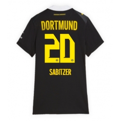 Strój piłkarski Borussia Dortmund Marcel Sabitzer #20 Koszulka Wyjazdowej damskie 2026-27 Krótki Rękaw