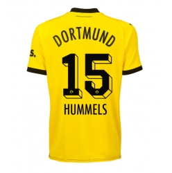 Strój piłkarski Borussia Dortmund Mats Hummels #15 Koszulka Podstawowej damskie 2023-24 Krótki Rękaw