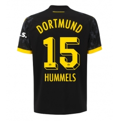 Strój piłkarski Borussia Dortmund Mats Hummels #15 Koszulka Wyjazdowej 2023-24 Krótki Rękaw