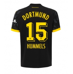 Strój piłkarski Borussia Dortmund Mats Hummels #15 Koszulka Wyjazdowej damskie 2023-24 Krótki Rękaw