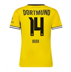 Strój piłkarski Borussia Dortmund Maximilian Beier #14 Koszulka Podstawowej damskie 2026-27 Krótki Rękaw