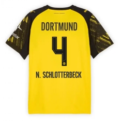 Strój piłkarski Borussia Dortmund Nico Schlotterbeck #4 Koszulka Podstawowej 2025-26 Krótki Rękaw