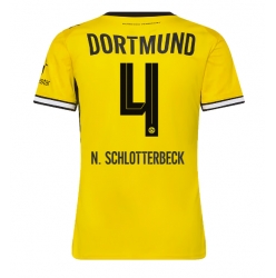 Strój piłkarski Borussia Dortmund Nico Schlotterbeck #4 Koszulka Podstawowej damskie 2026-27 Krótki Rękaw