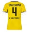 Strój piłkarski Borussia Dortmund Nico Schlotterbeck #4 Koszulka Podstawowej damskie 2026-27 Krótki Rękaw Strój piłkarski Borussia Dortmund Nico Schlotterbeck #4 Koszulka Podstawowej damskie 2026-27 Krótki Rękaw