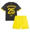 Strój piłkarski Borussia Dortmund Niklas Sule #25 Koszulka Wyjazdowej dziecięce 2023-24 Krótki Rękaw (+ Krótkie spodenki)