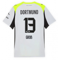 Strój piłkarski Borussia Dortmund Pascal Gross #13 Koszulka Wyjazdowej 2025-26 Krótki Rękaw