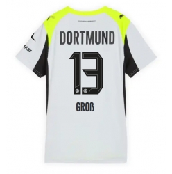 Strój piłkarski Borussia Dortmund Pascal Gross #13 Koszulka Wyjazdowej damskie 2025-26 Krótki Rękaw