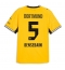 Strój piłkarski Borussia Dortmund Ramy Bensebaini #5 Koszulka Podstawowej 2026-27 Krótki Rękaw Strój piłkarski Borussia Dortmund Ramy Bensebaini #5 Koszulka Podstawowej 2026-27 Krótki Rękaw