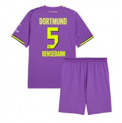 Strój piłkarski Borussia Dortmund Ramy Bensebaini #5 Koszulka Trzeciej dziecięce 2026-27 Krótki Rękaw (+ Krótkie spodenki)