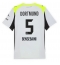 Strój piłkarski Borussia Dortmund Ramy Bensebaini #5 Koszulka Wyjazdowej 2025-26 Krótki Rękaw
