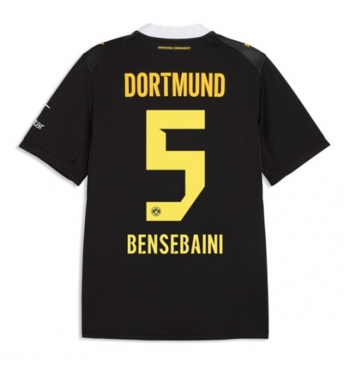 Strój piłkarski Borussia Dortmund Ramy Bensebaini #5 Koszulka Wyjazdowej 2026-27 Krótki Rękaw Strój piłkarski Borussia Dortmund Ramy Bensebaini #5 Koszulka Wyjazdowej 2026-27 Krótki Rękaw
