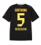 Strój piłkarski Borussia Dortmund Ramy Bensebaini #5 Koszulka Wyjazdowej 2026-27 Krótki Rękaw Strój piłkarski Borussia Dortmund Ramy Bensebaini #5 Koszulka Wyjazdowej 2026-27 Krótki Rękaw