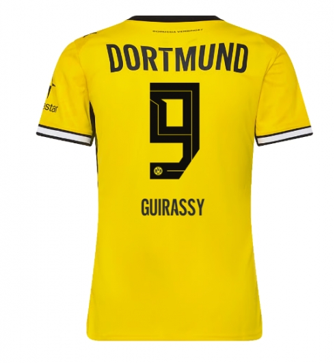 Strój piłkarski Borussia Dortmund Serhou Guirassy #9 Koszulka Podstawowej damskie 2026-27 Krótki Rękaw Strój piłkarski Borussia Dortmund Serhou Guirassy #9 Koszulka Podstawowej damskie 2026-27 Krótki Rękaw