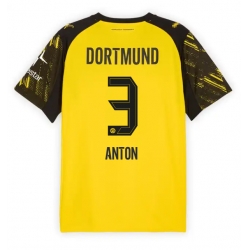 Strój piłkarski Borussia Dortmund Waldemar Anton #3 Koszulka Podstawowej 2025-26 Krótki Rękaw