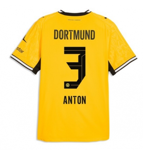 Strój piłkarski Borussia Dortmund Waldemar Anton #3 Koszulka Podstawowej 2026-27 Krótki Rękaw Strój piłkarski Borussia Dortmund Waldemar Anton #3 Koszulka Podstawowej 2026-27 Krótki Rękaw