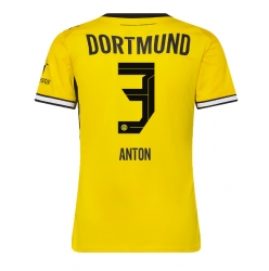 Strój piłkarski Borussia Dortmund Waldemar Anton #3 Koszulka Podstawowej damskie 2026-27 Krótki Rękaw