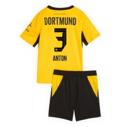 Strój piłkarski Borussia Dortmund Waldemar Anton #3 Koszulka Podstawowej dziecięce 2026-27 Krótki Rękaw (+ Krótkie spodenki)