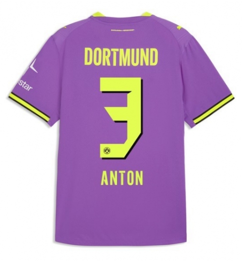 Strój piłkarski Borussia Dortmund Waldemar Anton #3 Koszulka Trzeciej 2026-27 Krótki Rękaw Strój piłkarski Borussia Dortmund Waldemar Anton #3 Koszulka Trzeciej 2026-27 Krótki Rękaw