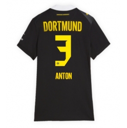 Strój piłkarski Borussia Dortmund Waldemar Anton #3 Koszulka Wyjazdowej damskie 2026-27 Krótki Rękaw