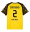 Strój piłkarski Borussia Dortmund Yan Couto #2 Koszulka Podstawowej 2025-26 Krótki Rękaw