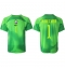 Strój piłkarski Brazylia Alisson Becker #1 Bramkarskie Koszulka Wyjazdowej MŚ 2022 Krótki Rękaw
