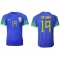Strój piłkarski Brazylia Antony #19 Koszulka Wyjazdowej MŚ 2022 Krótki Rękaw