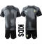 Strój piłkarski Brazylia Bramkarskie Koszulka Podstawowej dziecięce MŚ 2022 Krótki Rękaw (+ Krótkie spodenki)