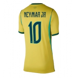 Strój piłkarski Brazylia Neymar Jr #10 Koszulka Podstawowej damskie MŚ 2026 Krótki Rękaw