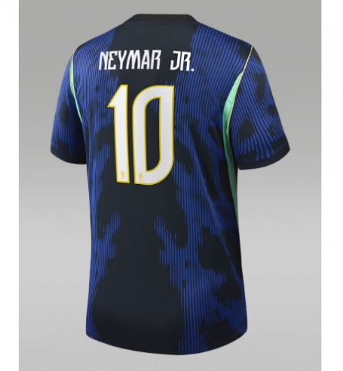 Strój piłkarski Brazylia Neymar Jr #10 Koszulka Wyjazdowej MŚ 2026 Krótki Rękaw Strój piłkarski Brazylia Neymar Jr #10 Koszulka Wyjazdowej MŚ 2026 Krótki Rękaw