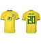 Strój piłkarski Brazylia Vinicius Junior #20 Koszulka Podstawowej MŚ 2022 Krótki Rękaw