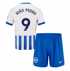 Strój piłkarski Brighton Joao Pedro #9 Koszulka Podstawowej dziecięce 2024-25 Krótki Rękaw (+ Krótkie spodenki)