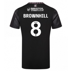 Strój piłkarski Burnley Josh Brownhill #8 Koszulka Wyjazdowej 2024-25 Krótki Rękaw