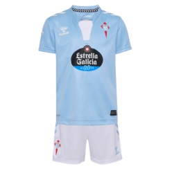 Strój piłkarski Celta Vigo Koszulka Podstawowej dziecięce 2024-25 Krótki Rękaw (+ Krótkie spodenki)