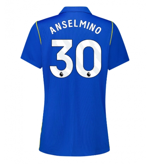 Strój piłkarski Chelsea Aaron Anselmino #30 Koszulka Podstawowej damskie 2026-27 Krótki Rękaw Strój piłkarski Chelsea Aaron Anselmino #30 Koszulka Podstawowej damskie 2026-27 Krótki Rękaw